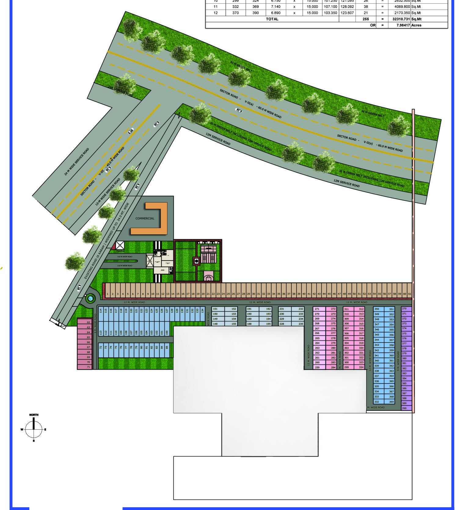 Riverwood Estate site plan